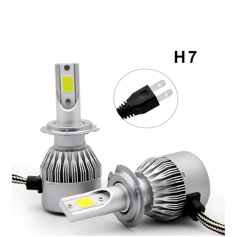 Car Led Bulb H1 H3 H8 H11 - C6 Автомобильный светодиодный светильник H4 H7