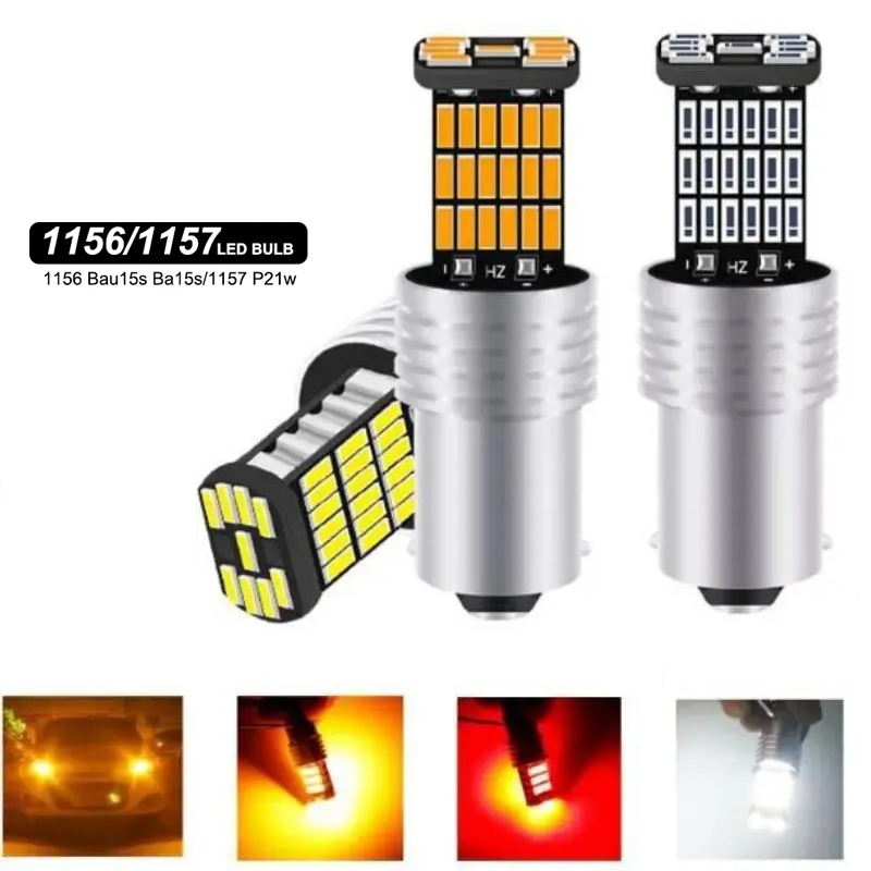 Led Tail Light Bulb Canbus - 2 шт. 1157 1156 BA15S P21W