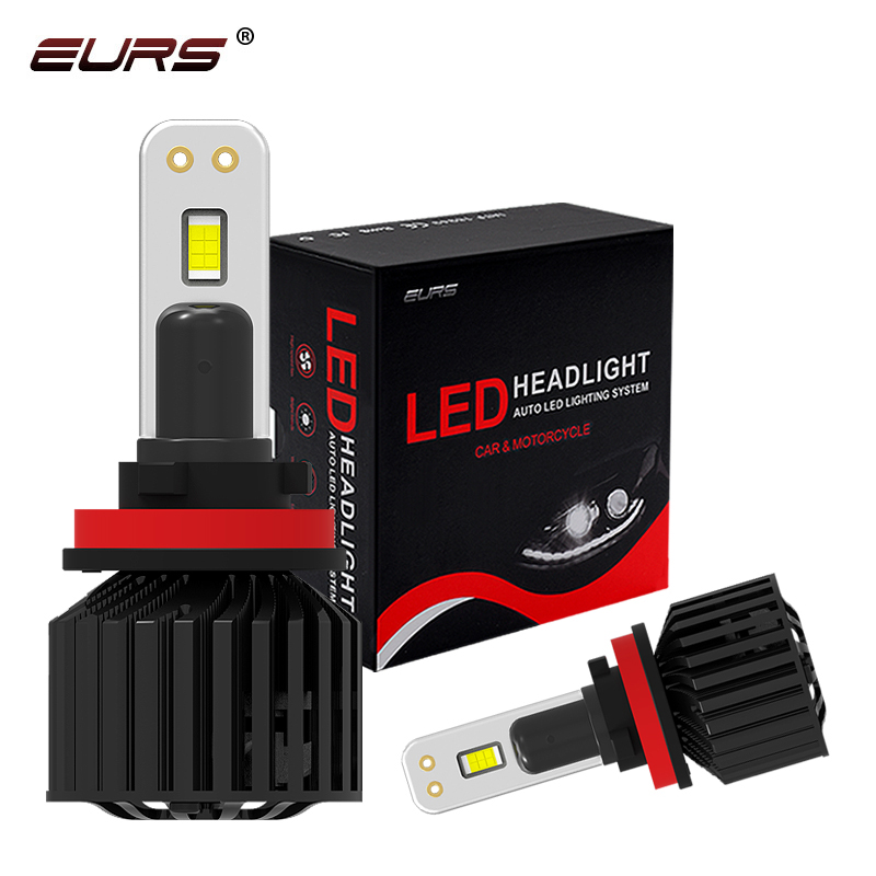 Car Led Bulb H1 H3 H8 H11 - Светодиодные фары EURS C321, лампы H1,