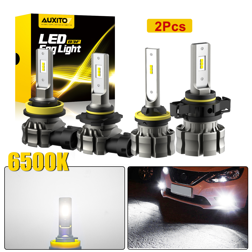 Led Fog Light H11 3000K Yellow - AUXITO 2 шт. CANBUS H8 H11