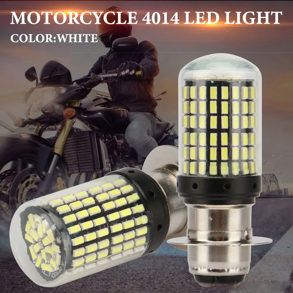 Motorcycle Led Headlight Bulb H4 - 1 шт. H4 BA20D H6 P15D