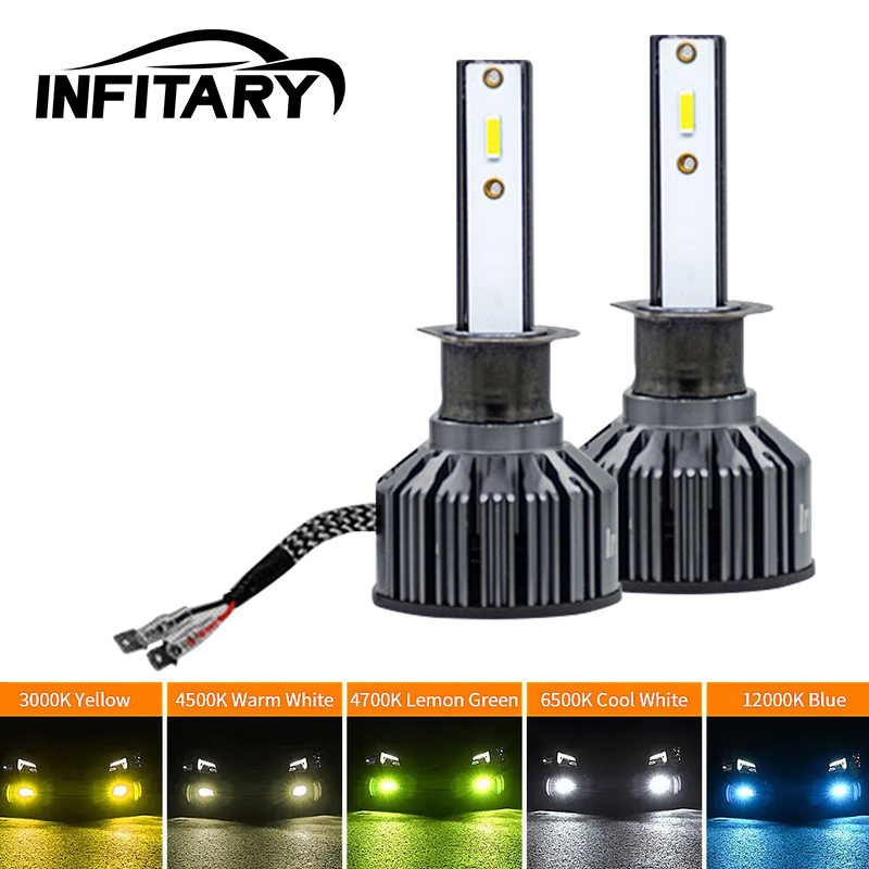 Led Fog Light H11 3000K Yellow - Светодиодные лампы Infitary H7 для автомобиля,