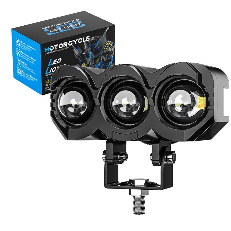 Led Headlight 6500K White 12000Lm - Светодиодная фара для мотоцикла в стиле