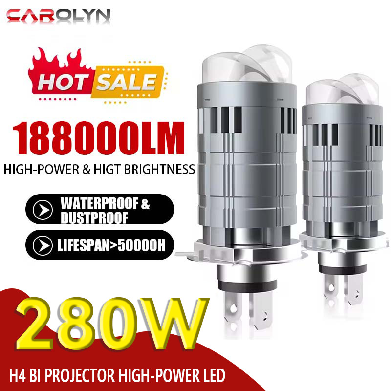 Motorcycle Led Headlight Bulb H4 - H4 Bi Мини-светодиодный объектив проектора Автомобильная