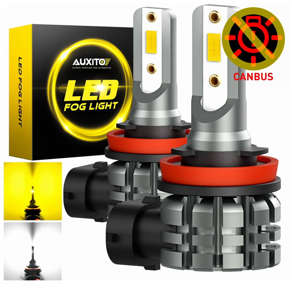 Led Fog Light H11 3000K Yellow - Светодиодные противотуманные фары AUXITO H11 H8,