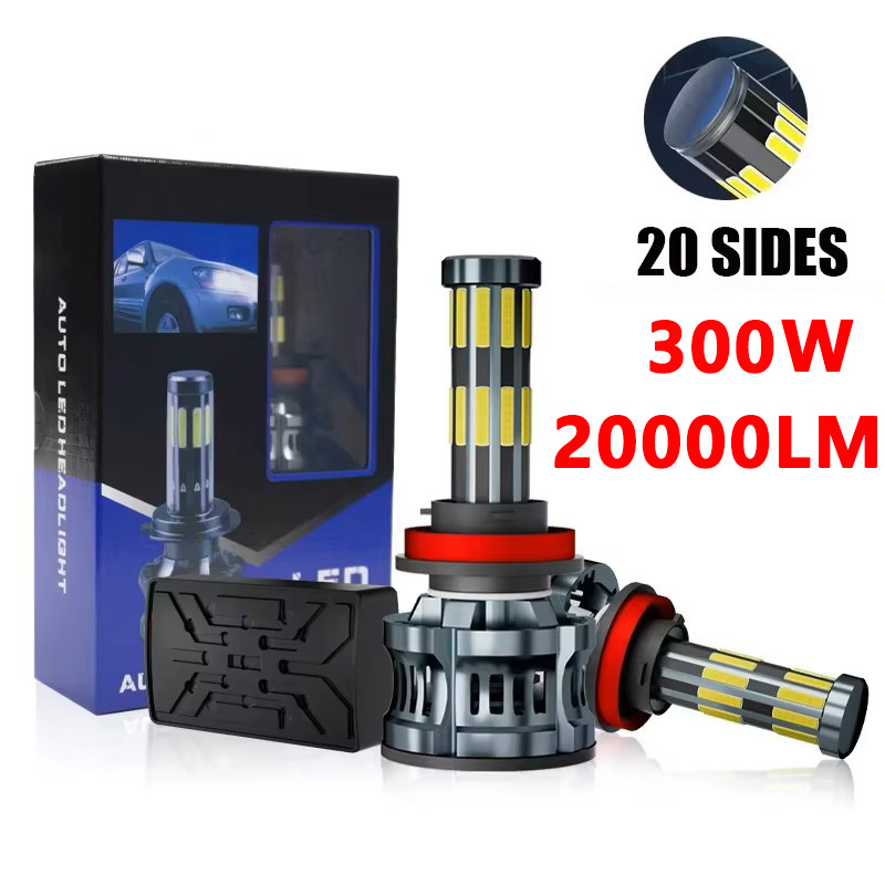 Led Headlight Bulb H7 20000Lm - OVEHEL 20 Боковые светодиодные лампы 20000LM