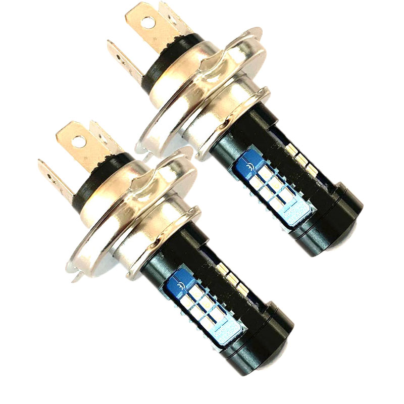 Motorcycle Led Headlight Bulb H4 - 2 шт., лампы для передних фар