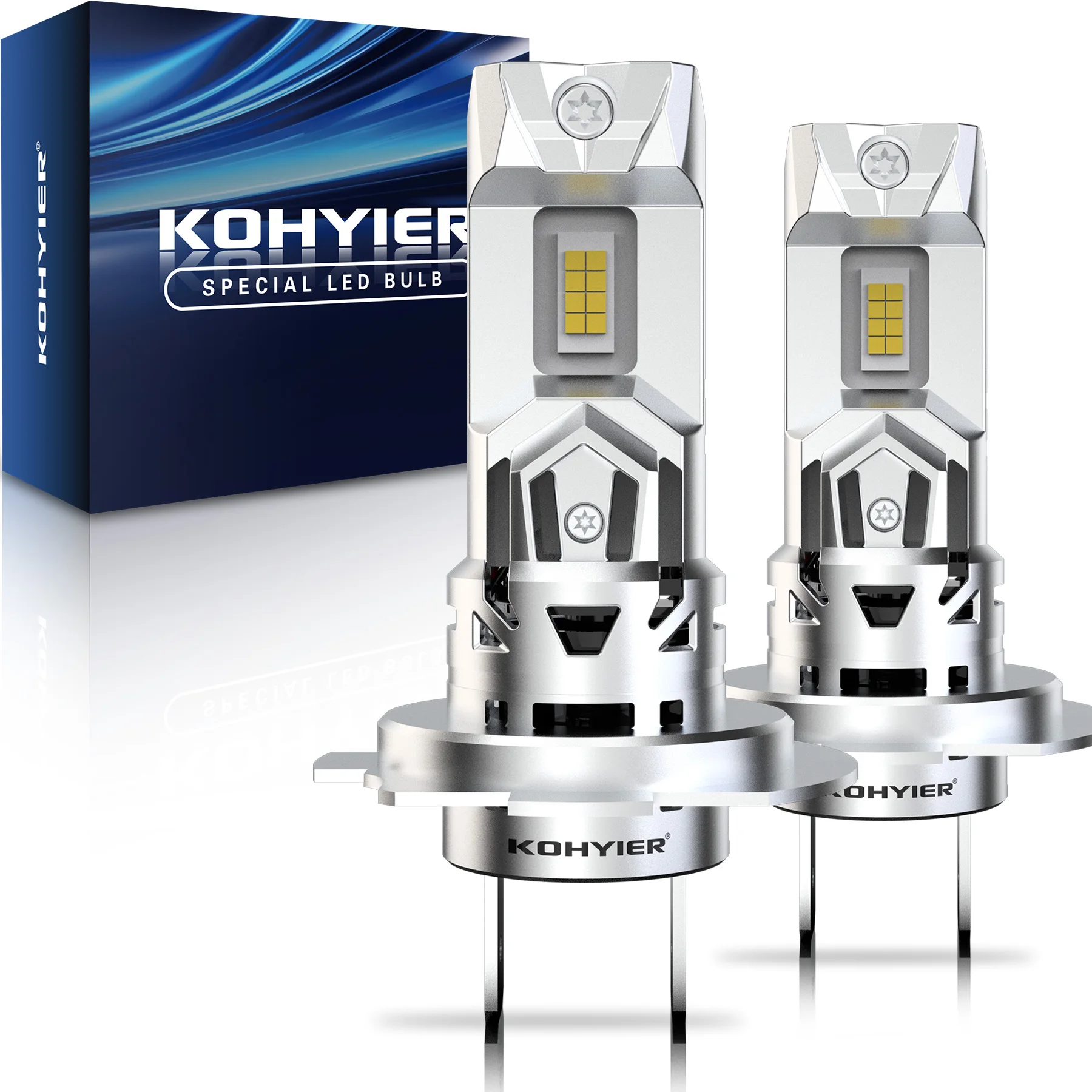 Led Headlight Bulb H7 20000Lm - 2 шт., тонкие светодиодные лампы для