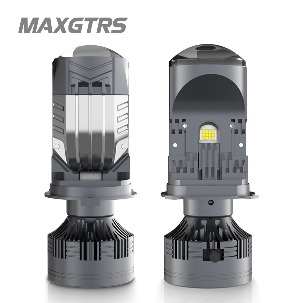 Led Headlight H4 Hi Lo 120W - Большая линза H4 Светодиодная фара Мини-объектив