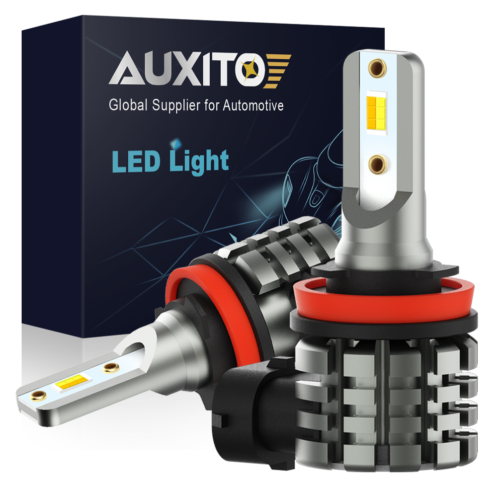 Led Fog Light H11 3000K Yellow - Светодиодные противотуманные фары AUXITO H11, двойные