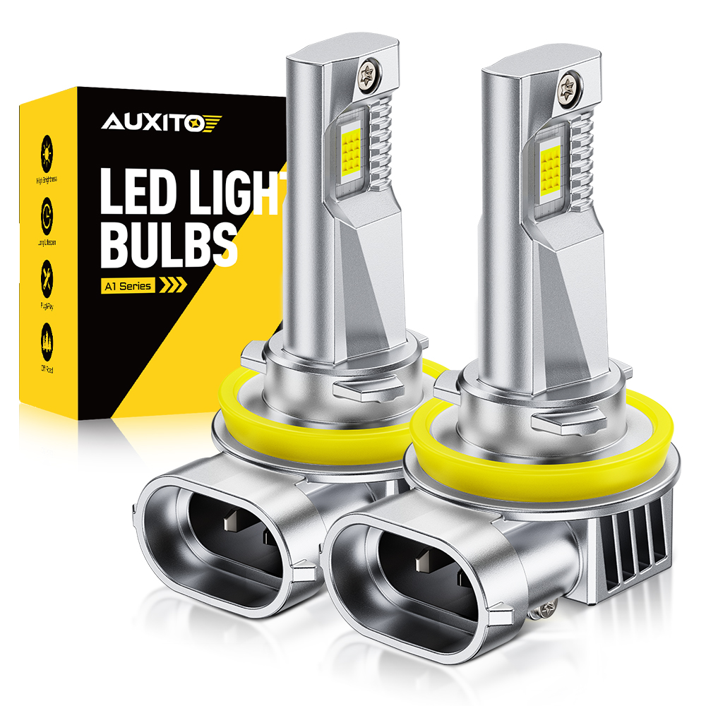 Led Headlight 6500K White 12000Lm - AUXITO 2 шт. 12000LM H11 H8