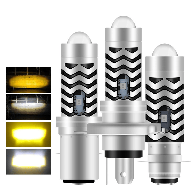 Motorcycle Led Headlight Bulb H4 - 1 шт. светодиодная лампа H4 P15D
