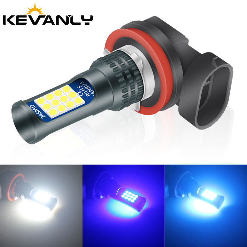 Car Led Headlight 9005 9006 - 2 шт. Daul Color H7 H11