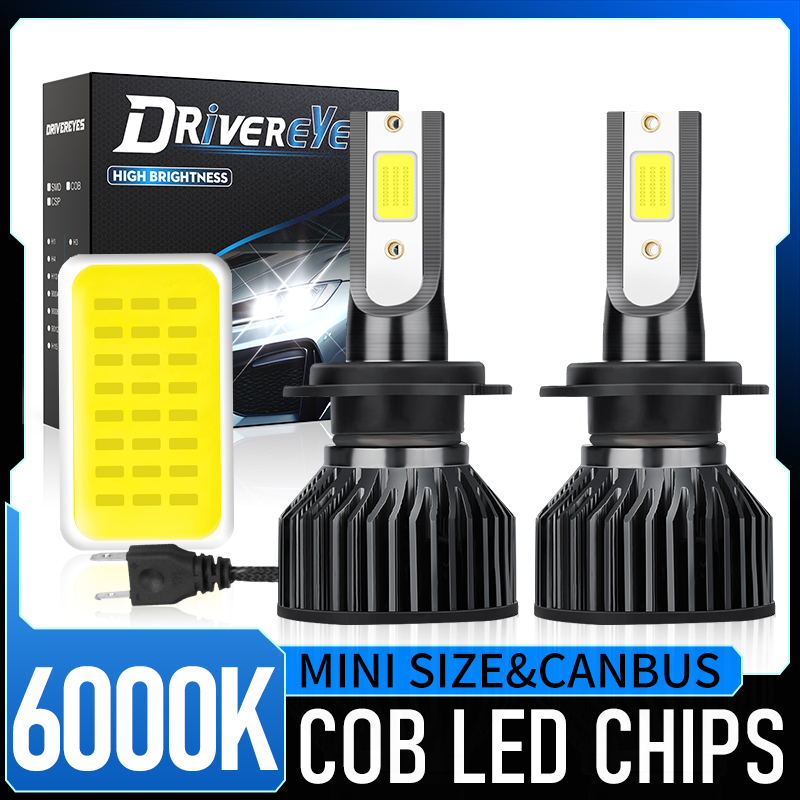 Car Led Bulb H1 H3 H8 H11 - Автомобильные светодиодные лампы для фар 50000LM