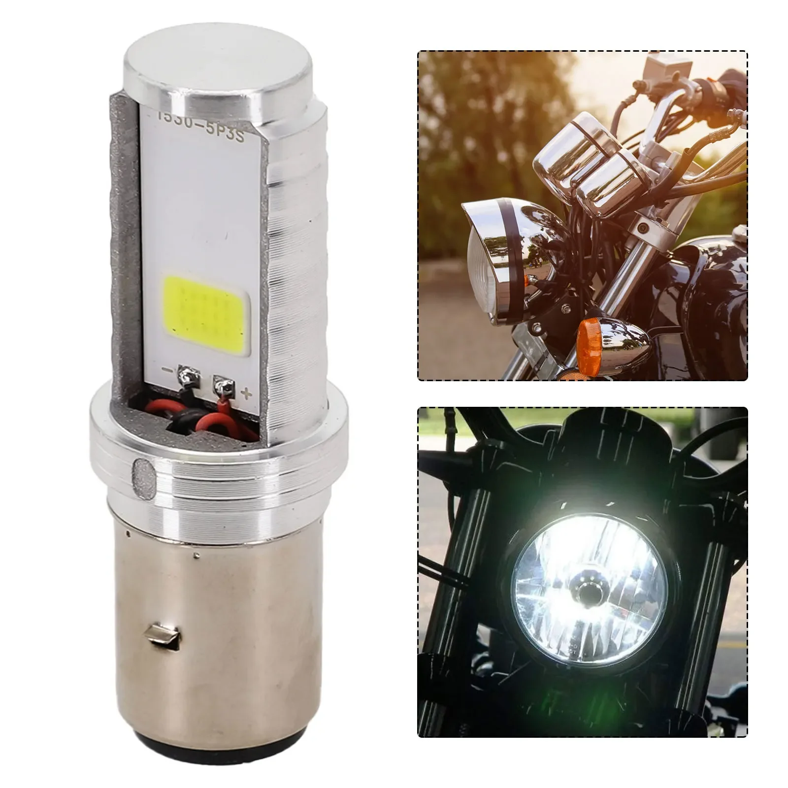 Motorcycle Led Headlight Bulb H4 - Лампы для Фар H4 BA20D PX15D,