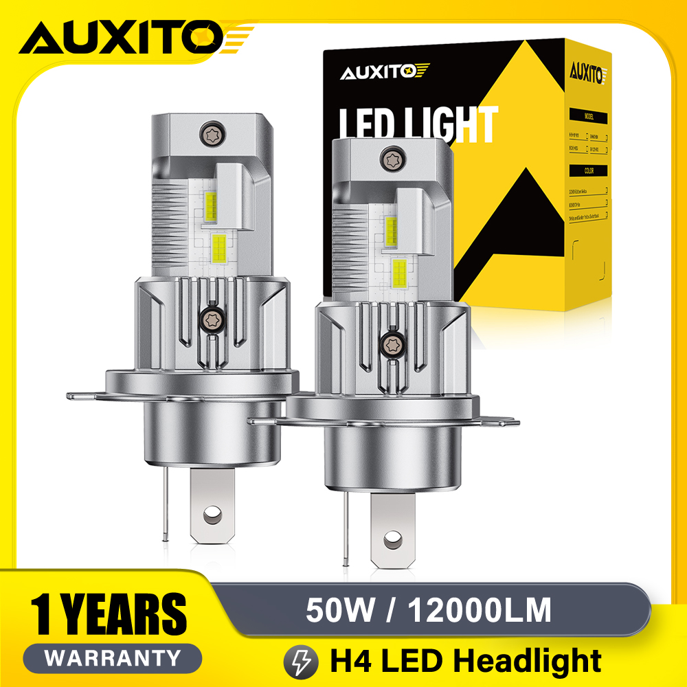 AUXITO 2 шт. 50 Вт 12000 лм Св – обзор и цена Led Headlight 6500K White 12000Lm