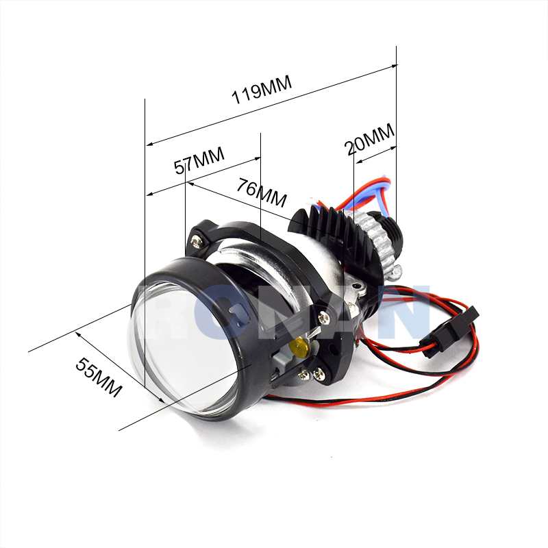 Линзы для проектора RONAN, 2,0 – обзор и цена Car Led Headlight 9005 9006