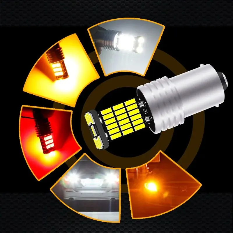 2 шт. 1157 1156 BA15S P21W W16 – обзор и цена Led Tail Light Bulb Canbus