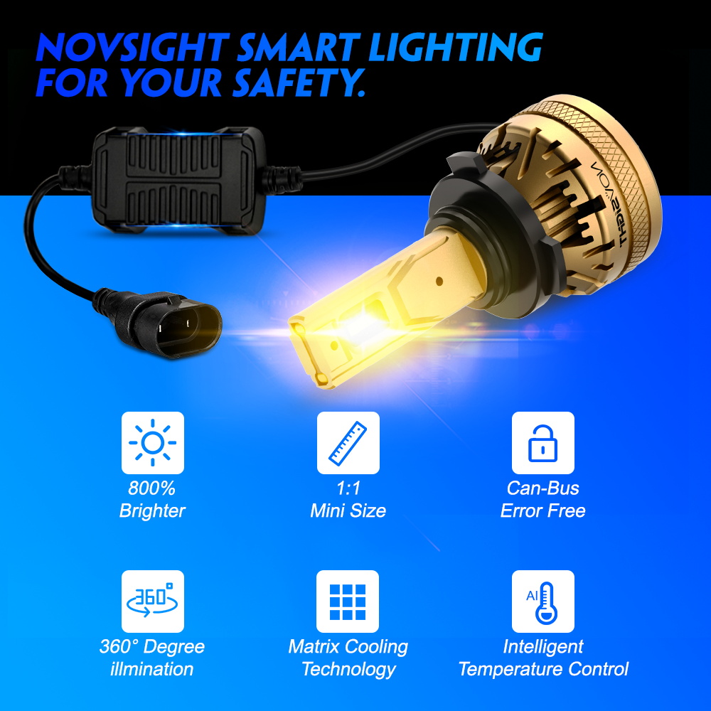 Светодиодная лампа для автомоб – обзор и цена Led Fog Light H11 3000K Yellow