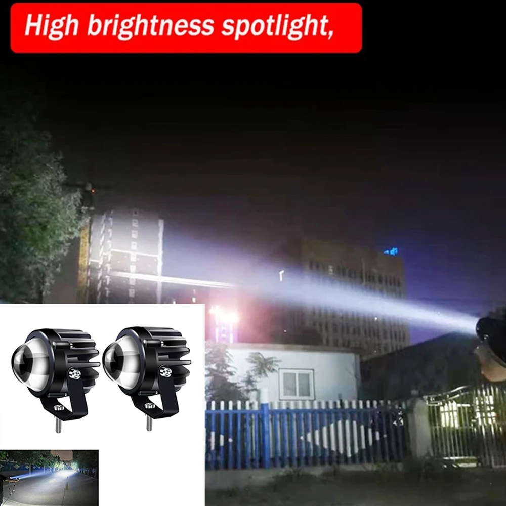 Проектор для мотоцикла, Лазерн – обзор и цена Laser Led Headlight Projector Lens