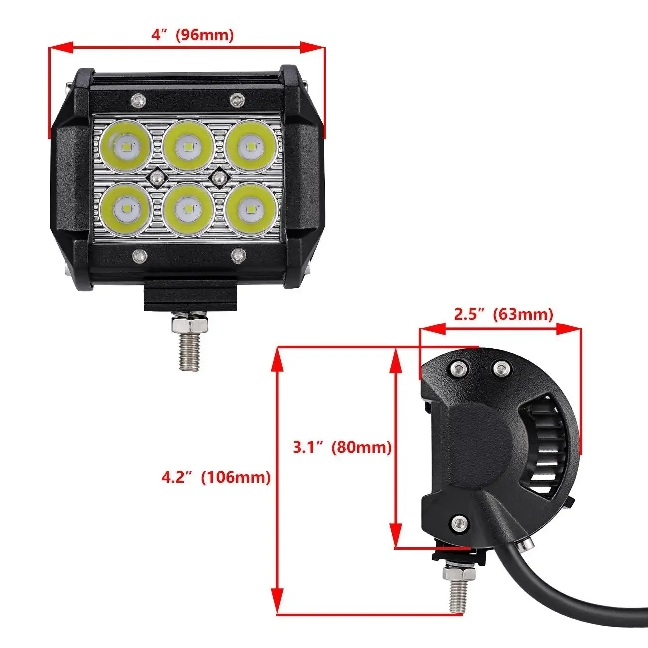 Светодиодная рабочая фара 4 дю – обзор и цена Led Work Light Bar 12 Inch Offroad