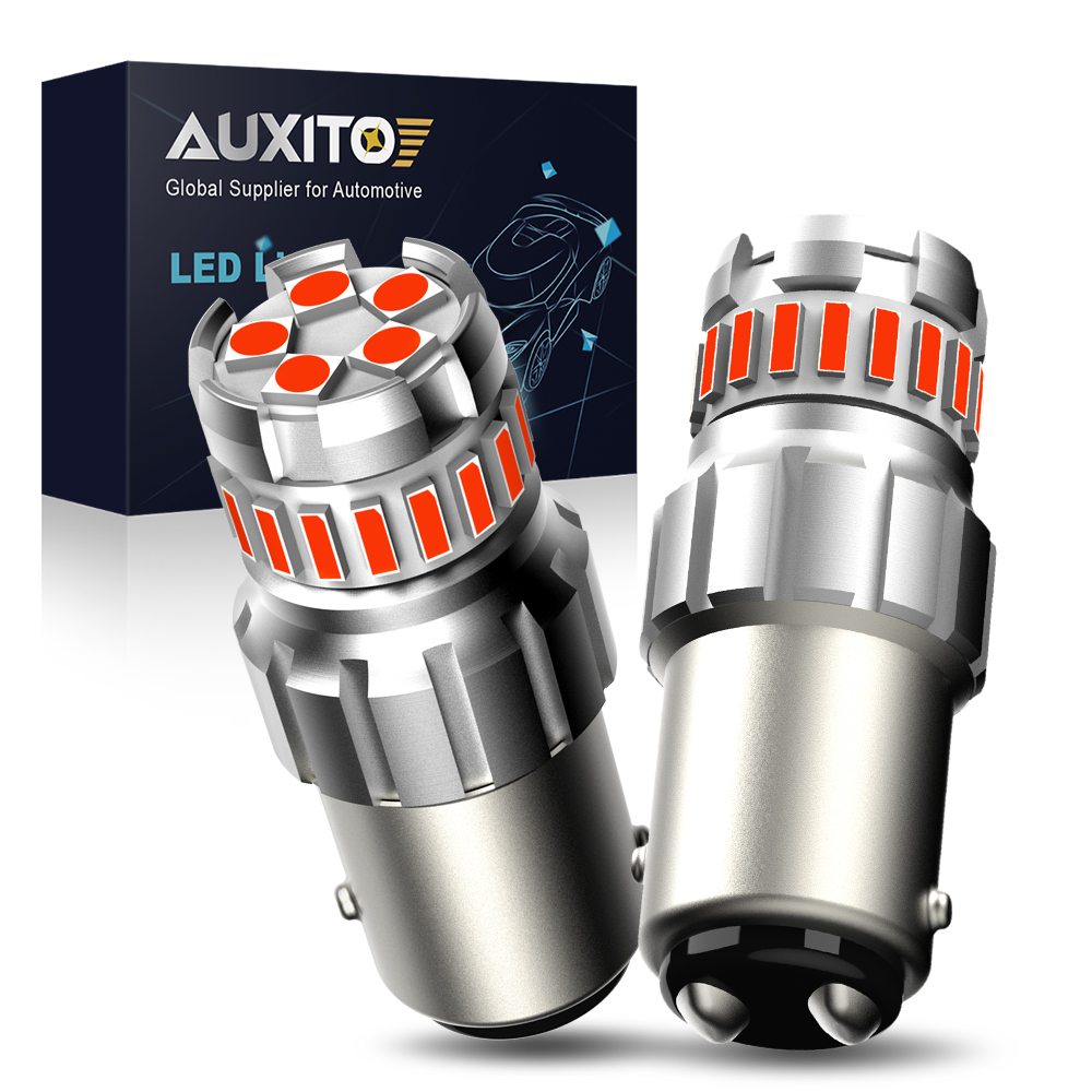 AUXITO 2 шт. красный 1157 P21/ – обзор и цена Led Tail Light Bulb Canbus