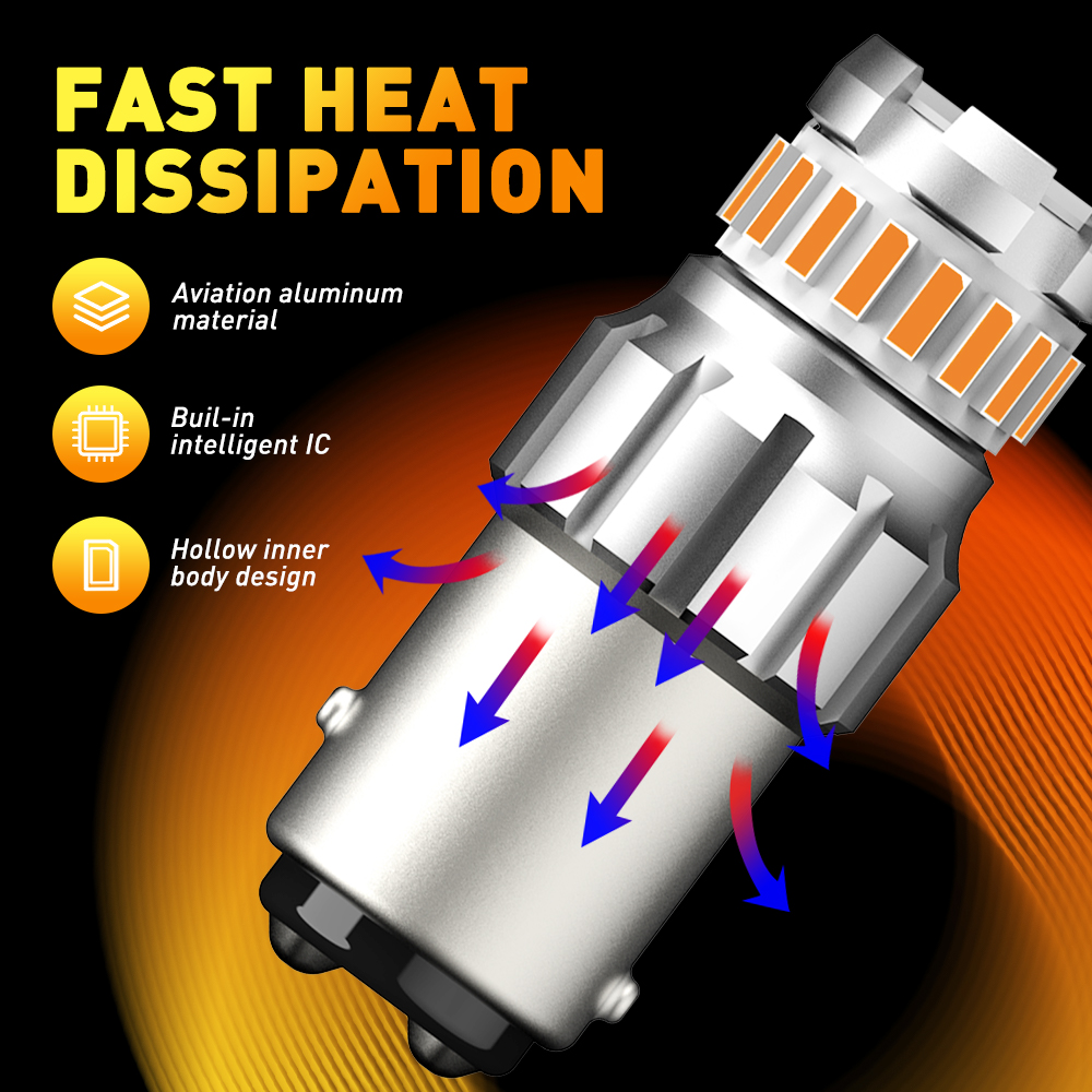 2 шт. 1157 BAY15D P21/5W LED D – обзор и цена Led Tail Light Bulb Canbus