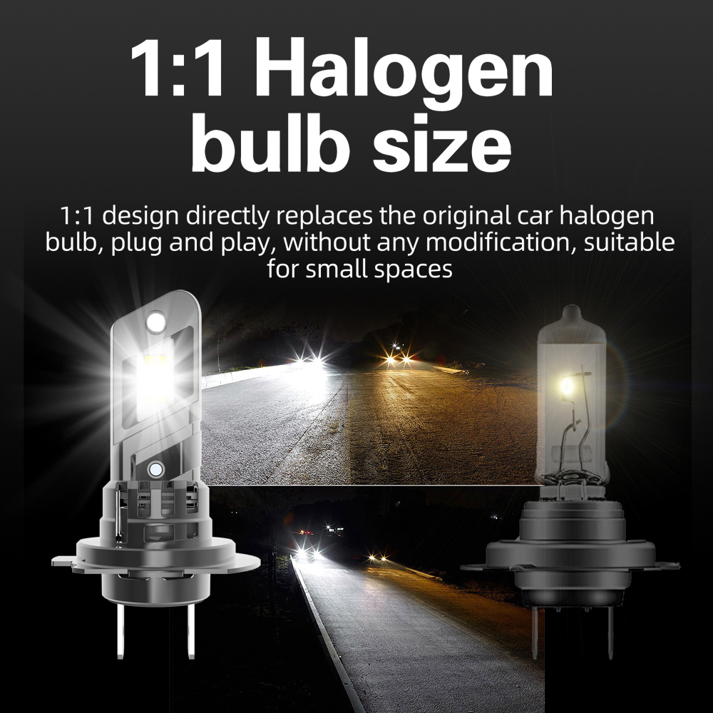 2x H7 светодиодные фары Canbus – обзор и цена Led Headlight Bulb Canbus Error Free