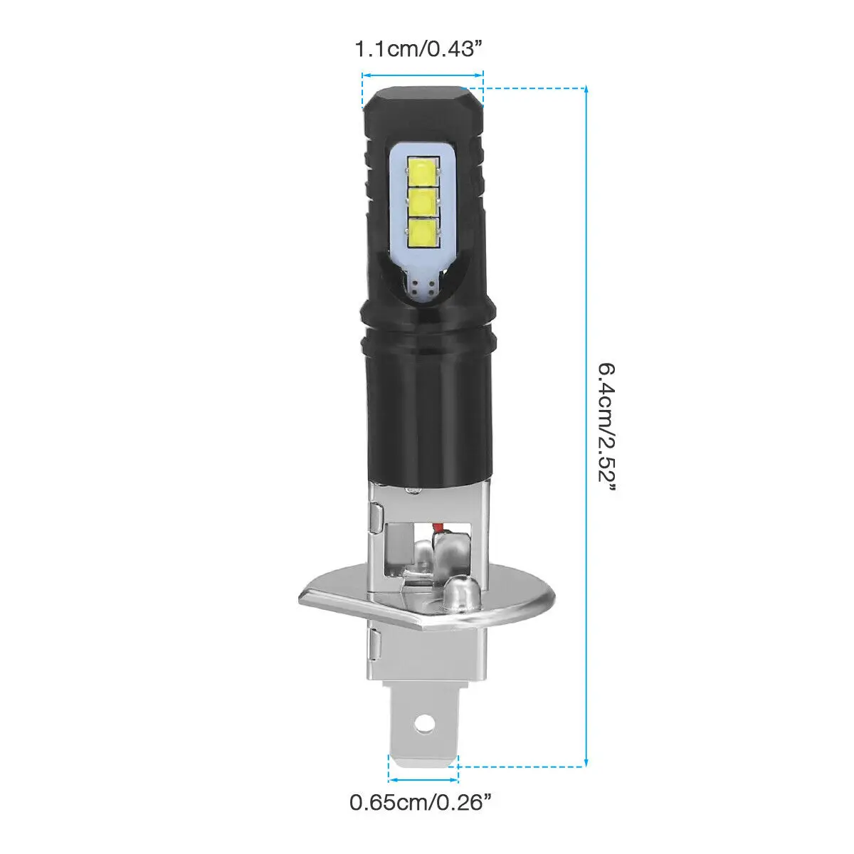 2 шт. 12000LM H1 H3 светодиодн – обзор и цена Led Headlight 6500K White 12000Lm