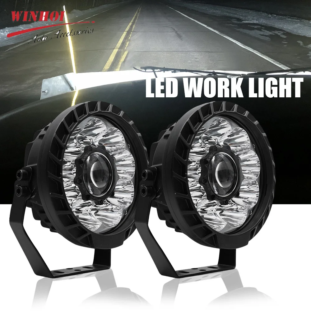 2 шт. 7-дюймовые светодиодные  – обзор и цена Led Work Light Bar 12 Inch Offroad