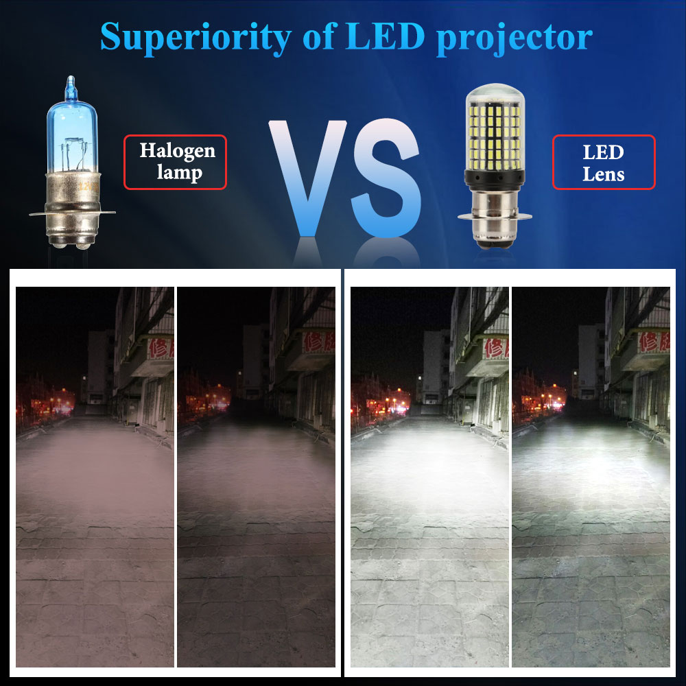1 шт. H4 BA20D H6 P15D светоди – обзор и цена Motorcycle Led Headlight Bulb H4