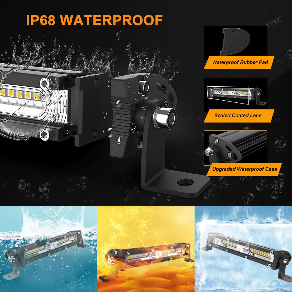 NAOEVO 4x4 Внедорожная светоди – обзор и цена Led Work Light Bar 12 Inch Offroad