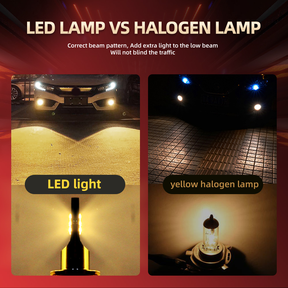 2 шт. светодиодные противотума – обзор и цена Led Fog Light H11 3000K Yellow