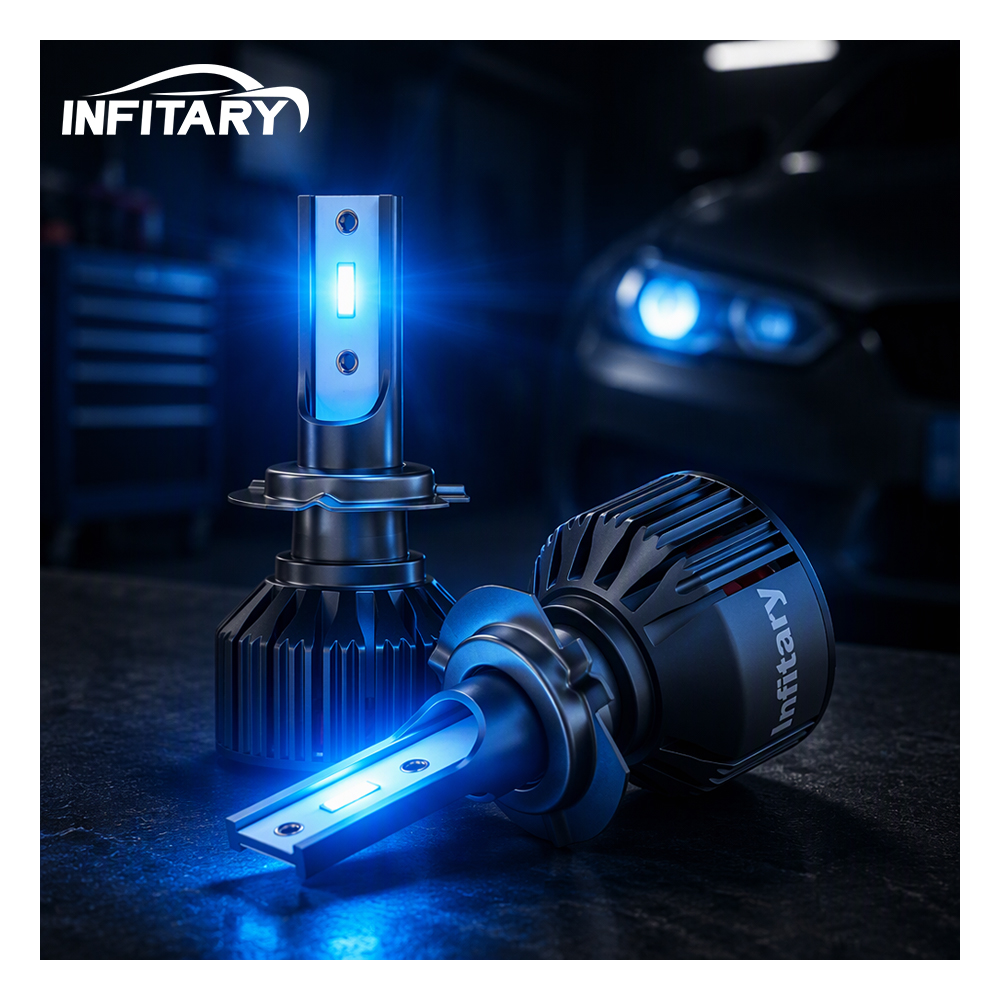 Светодиодные лампы Infitary H7 – обзор и цена Led Fog Light H11 3000K Yellow