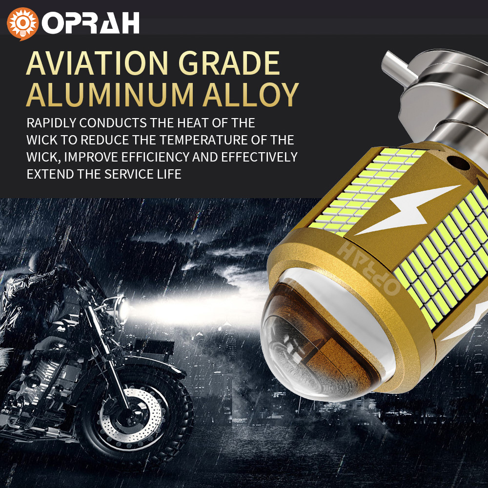 Oprah H4 светодиодная лампа дл – обзор и цена Motorcycle Led Headlight Bulb H4