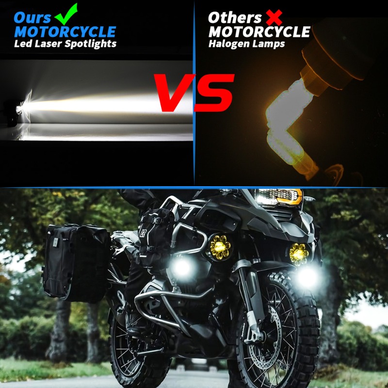 Светодиодная фара для мотоцикл – обзор и цена Led Headlight 6500K White 12000Lm
