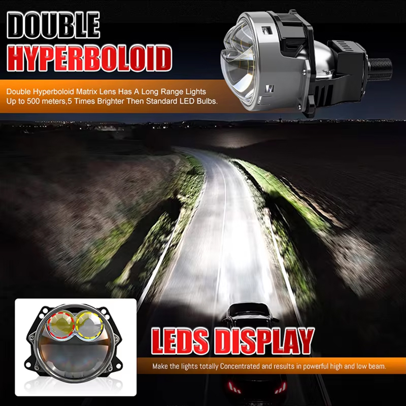 2 шт. Bi-LED линзы-проекторы 3 – обзор и цена Bi Led Projector Lens 3 Inch