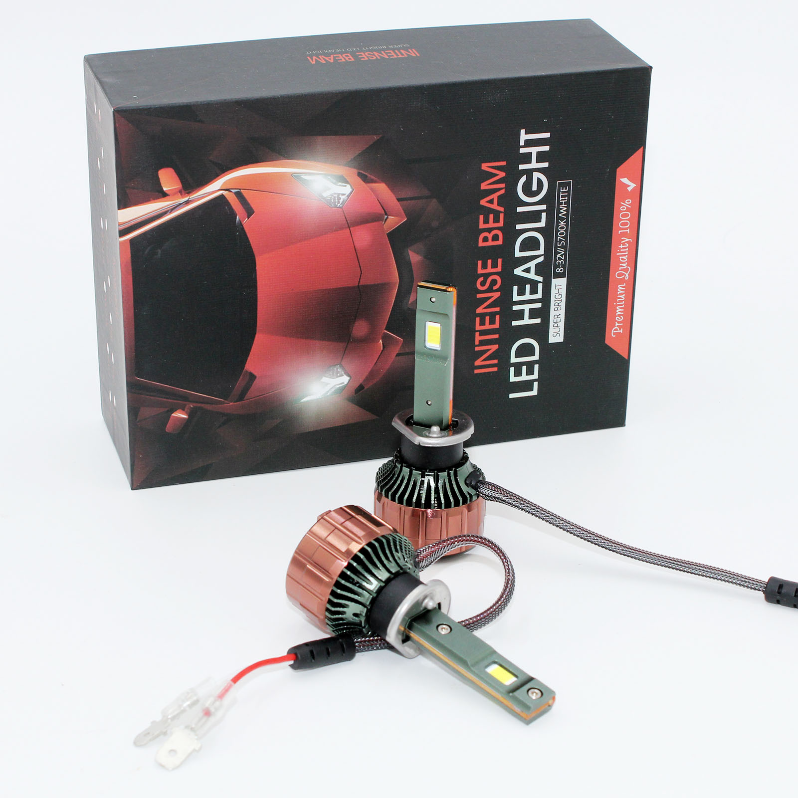 2 шт., 120 Вт, комплект светод – обзор и цена Led Headlight 6500K White 12000Lm