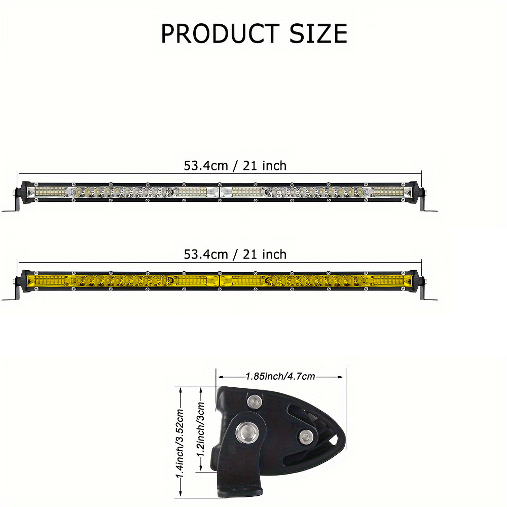 20-дюймовый светодиодный тонки – обзор и цена Led Work Light Bar 12 Inch Offroad