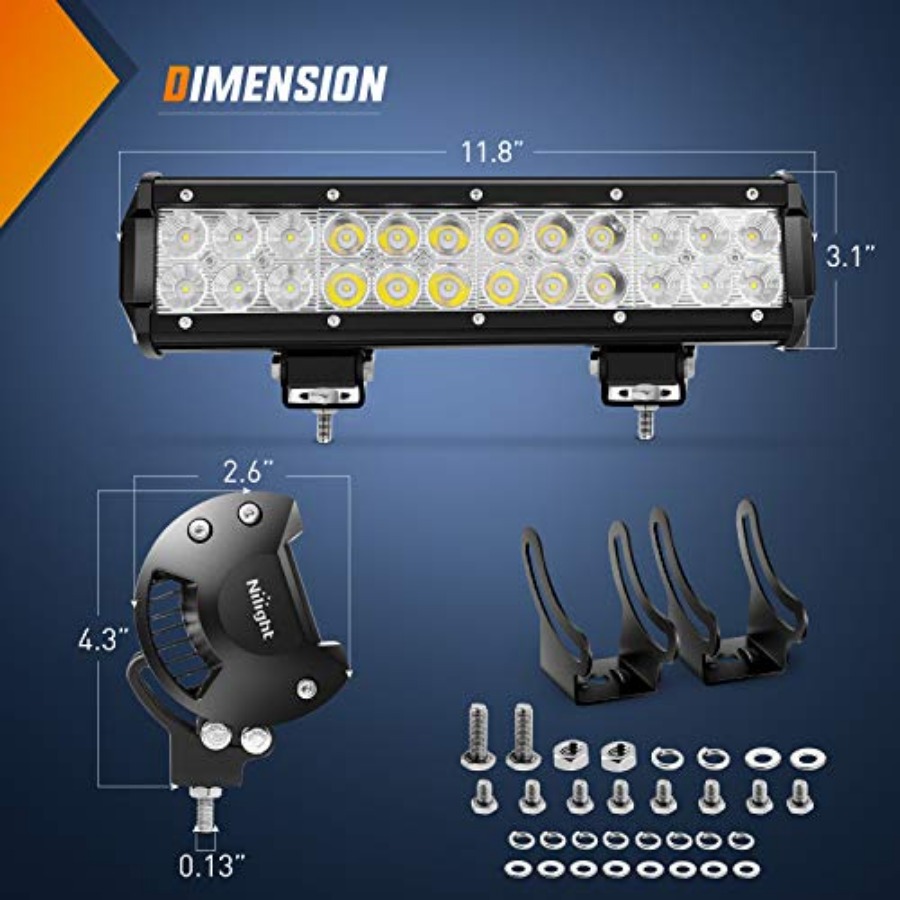 Светодиодная балка 2 шт., 12 д – обзор и цена Led Work Light Bar 12 Inch Offroad