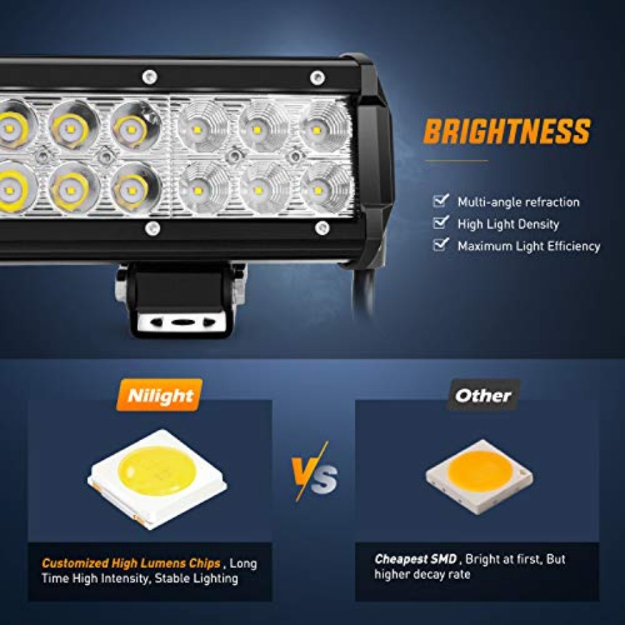 Светодиодная балка 2 шт., 12 д – обзор и цена Led Work Light Bar 12 Inch Offroad