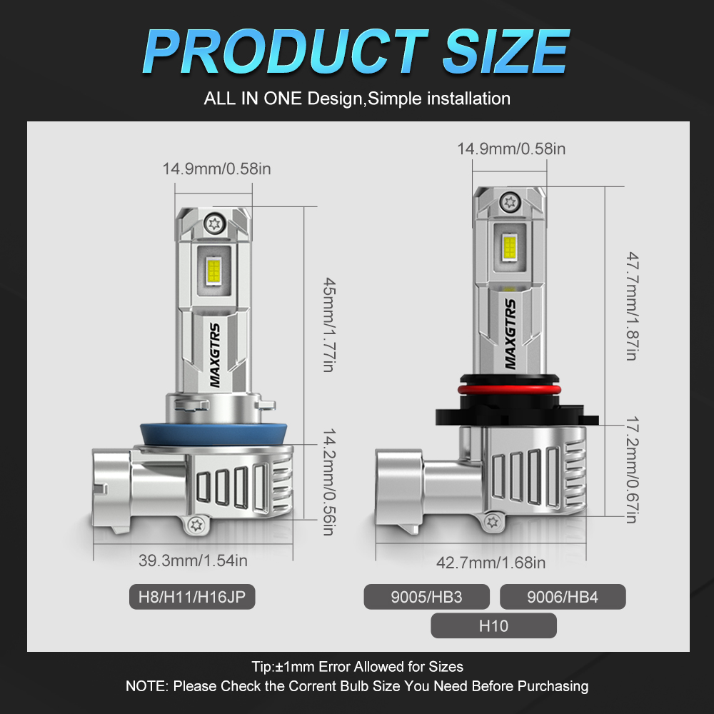 2 шт. H10 H11 светодиодные лам – обзор и цена Car Led Headlight 9005 9006