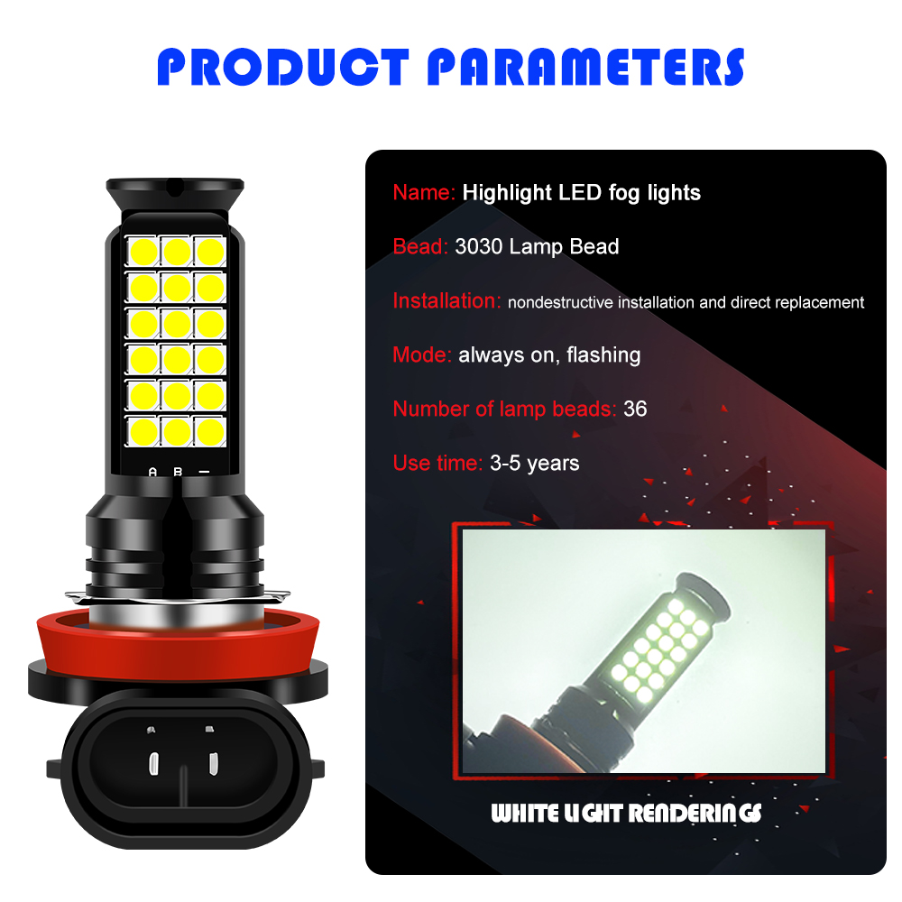 1 шт., 36 светодиодов, автомоб – обзор и цена Car Led Headlight 9005 9006