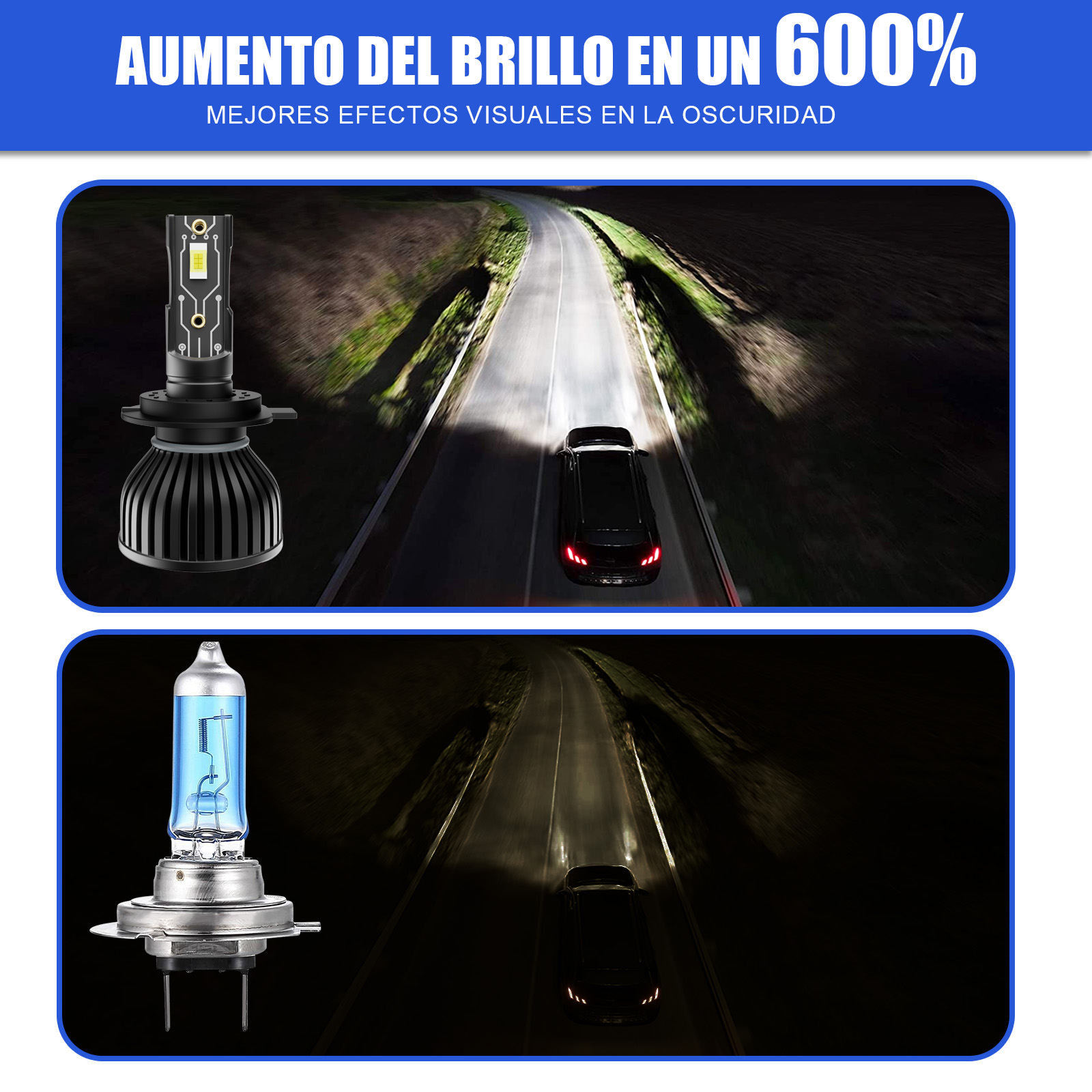 2x H11 H8 H9 H16 H13 9008 HB3  – обзор и цена Car Led Bulb H1 H3 H8 H11