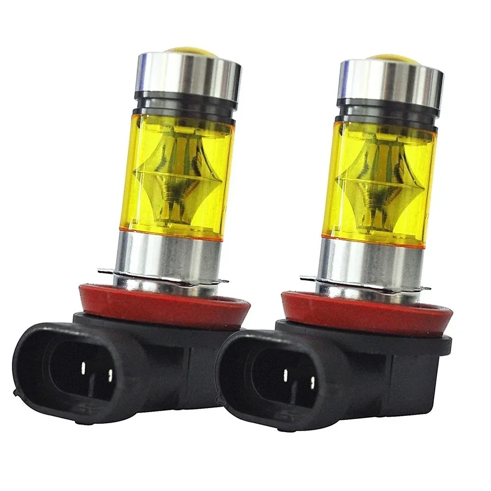 2 шт. светодиодных ламп H8 H11 – обзор и цена Led Fog Light H11 3000K Yellow