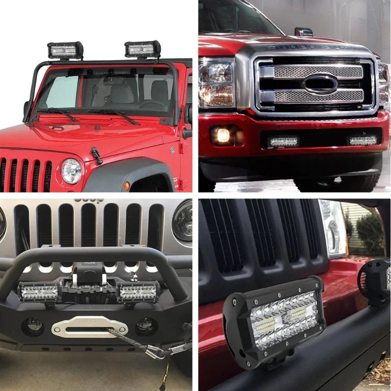 Светодиодная фара-балка для ав – обзор и цена Led Work Light Bar 12 Inch Offroad