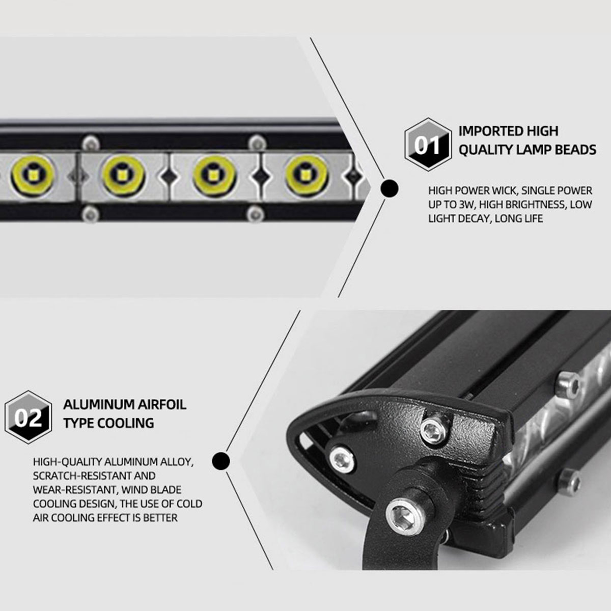 Автомобильный светодиодный раб – обзор и цена Led Work Light Bar 12 Inch Offroad