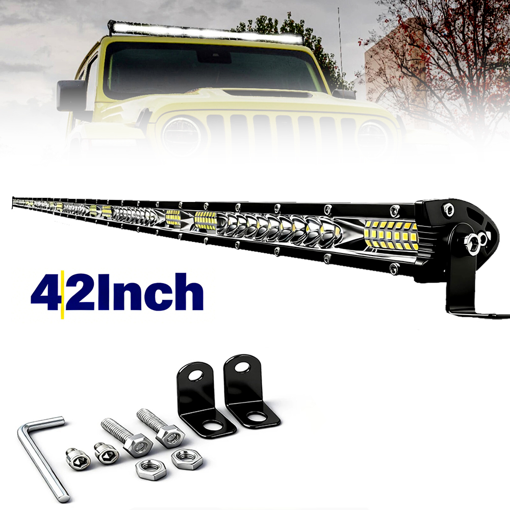 42-дюймовая однорядная ультрат – обзор и цена Led Work Light Bar 12 Inch Offroad