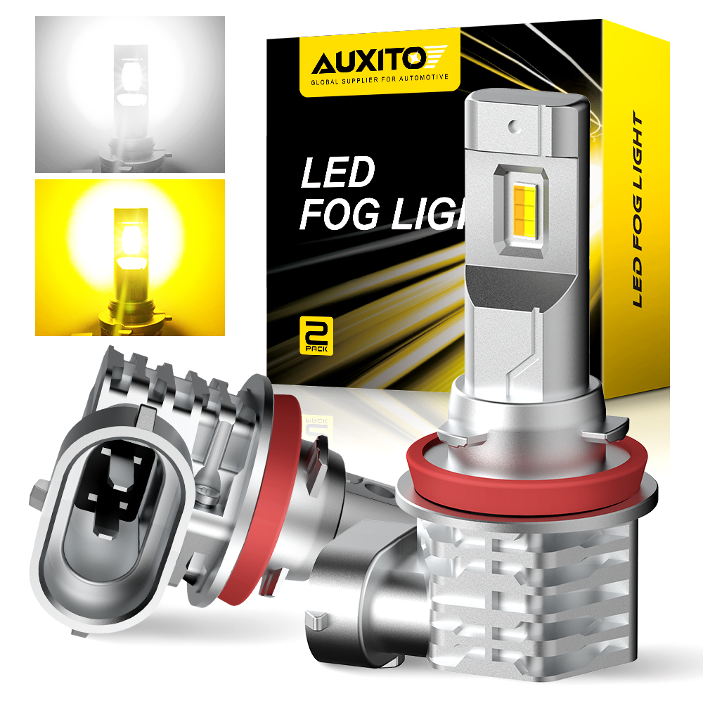 AUXITO 2 шт. Switchback H8 H11 – обзор и цена Led Fog Light H11 3000K Yellow