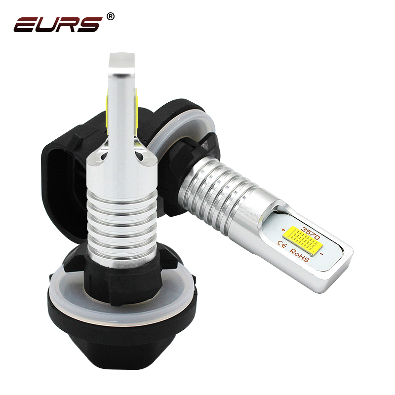 EURS 2PCS H7 Светодиодные прот – обзор и цена Led Fog Light H11 3000K Yellow